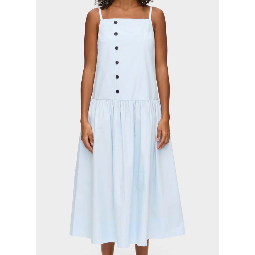 ALIGNE Santino Organic Cotton Maxi Dress Light Blue Women's US Size 2‎ NWOT